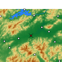 Nearby Forecast Locations - Лунъю - карта