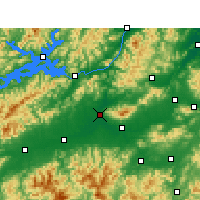 Nearby Forecast Locations - Ланьси - карта