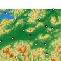 Nearby Forecast Locations - Цзиньхуа - карта