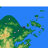 Nearby Forecast Locations - Чжэньхай - карта