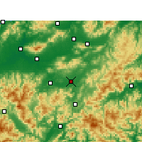 Nearby Forecast Locations - Юнкан - карта