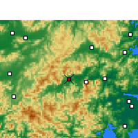 Nearby Forecast Locations - Сяньцзюй - карта