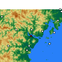 Nearby Forecast Locations - Вэньчжоу - карта