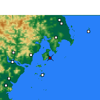 Nearby Forecast Locations - Юйхуань - карта