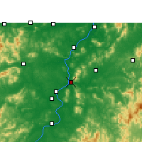Nearby Forecast Locations - Jishui - карта