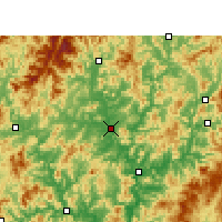Nearby Forecast Locations - Цзяньян - карта