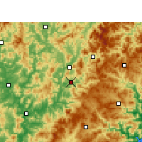 Nearby Forecast Locations - Цзяньоу - карта