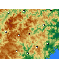 Nearby Forecast Locations - Тайшунь - карта