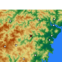 Nearby Forecast Locations - Вэньчэн - карта