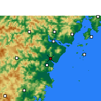 Nearby Forecast Locations - Жуйань - карта