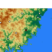 Nearby Forecast Locations - Фудин - карта