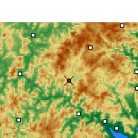 Nearby Forecast Locations - Gutian - карта