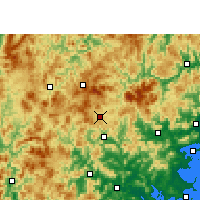Nearby Forecast Locations - Дэхуа - карта