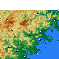 Nearby Forecast Locations - Сянью - карта