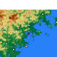 Nearby Forecast Locations - Xiuyugang - карта