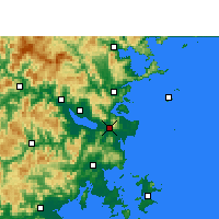 Nearby Forecast Locations - Чанлэ - карта