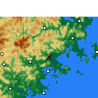 Nearby Forecast Locations - Путянь - карта