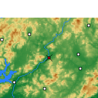 Nearby Forecast Locations - Longchuan - карта