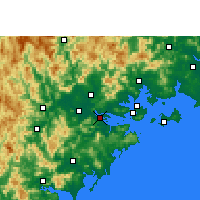 Nearby Forecast Locations - Лунхай - карта
