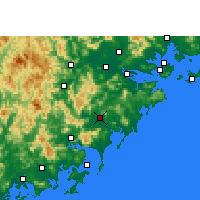 Nearby Forecast Locations - Чжанпу - карта
