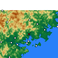 Nearby Forecast Locations - Тунъань - карта