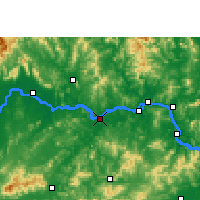 Nearby Forecast Locations - Teng Xian - карта