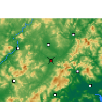 Nearby Forecast Locations - Wuhua - карта