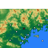 Nearby Forecast Locations - Чаочжоу - карта