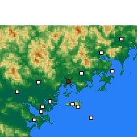 Nearby Forecast Locations - Жаопин - карта