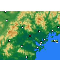 Nearby Forecast Locations - Цзеян - карта