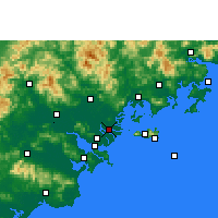 Nearby Forecast Locations - Denghai - карта