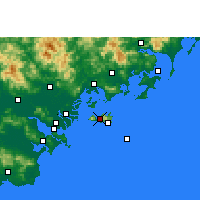 Nearby Forecast Locations - Наньао - карта