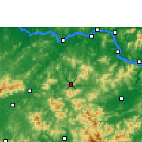 Nearby Forecast Locations - Цэньси - карта