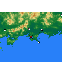 Nearby Forecast Locations - Шаньвэй - карта