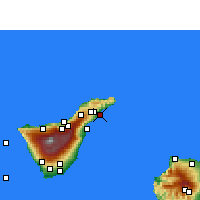 Nearby Forecast Locations - Tenerife/East - карта