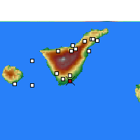 Nearby Forecast Locations - Tenerife/South - карта