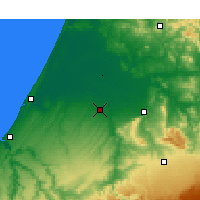 Nearby Forecast Locations - Сиди-Слиман - карта