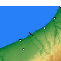Nearby Forecast Locations - Мохаммедия - карта
