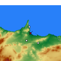 Nearby Forecast Locations - Al Aaroui - карта