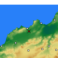 Nearby Forecast Locations - Эс-Сения - карта