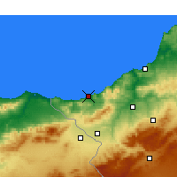 Nearby Forecast Locations - Ghazaouet - карта
