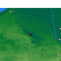 Nearby Forecast Locations - Вади-эн-Натрун - карта