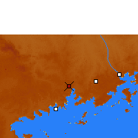 Nearby Forecast Locations - Кампала - карта