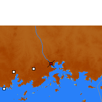 Nearby Forecast Locations - Джинджа - карта