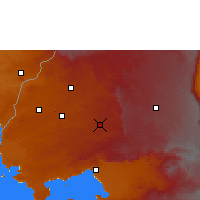 Nearby Forecast Locations - Какамега - карта