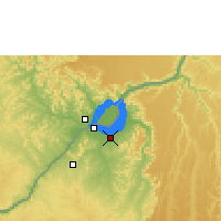 Nearby Forecast Locations - Киншаса - карта