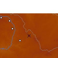 Nearby Forecast Locations - Ндола - карта