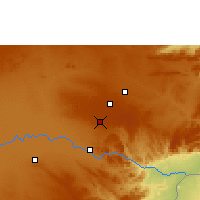 Nearby Forecast Locations - Mount Makulu - карта