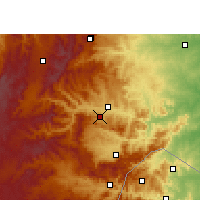 Nearby Forecast Locations - Мбомбела - карта