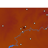 Nearby Forecast Locations - Клерксдорп - карта